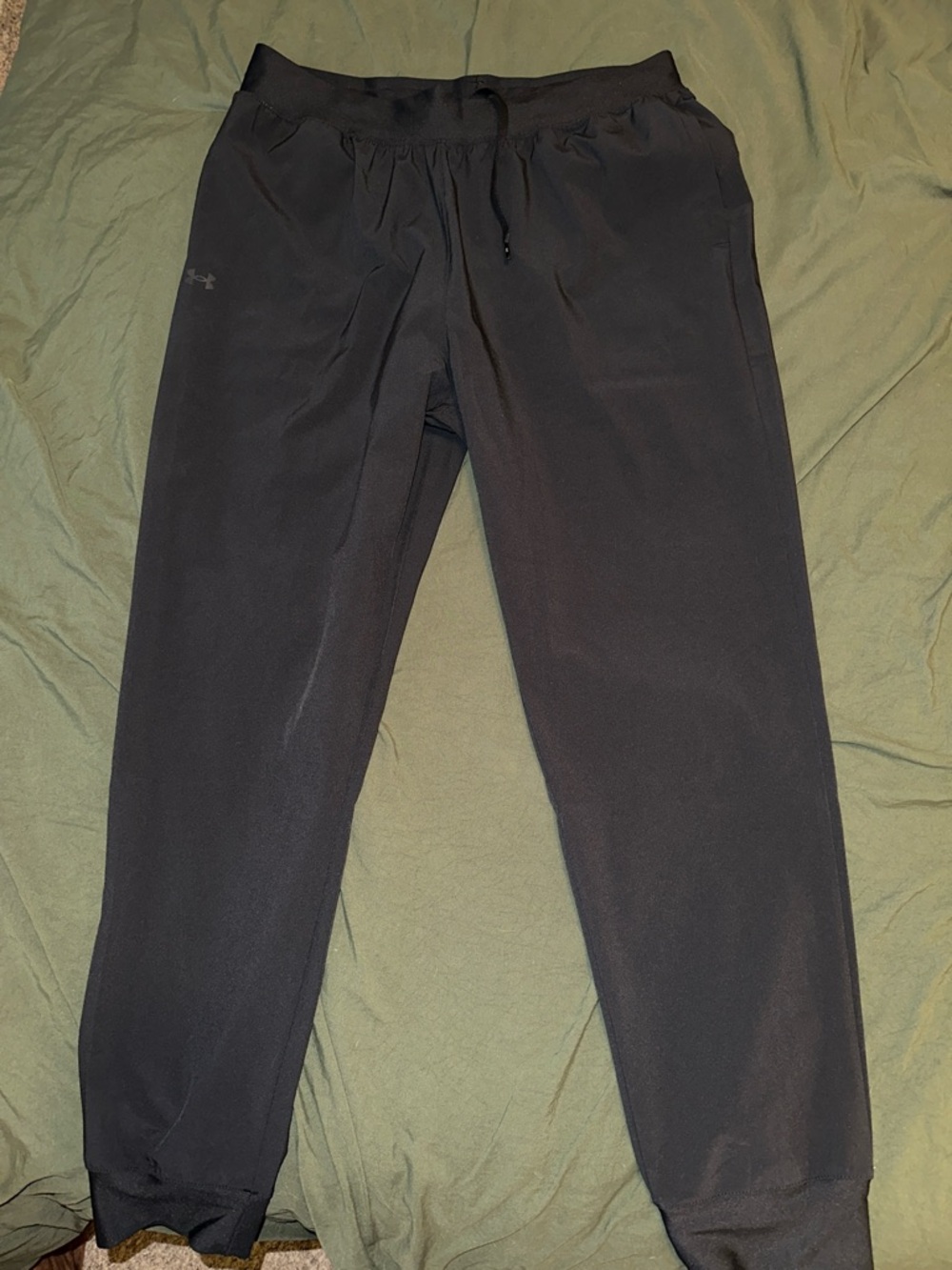 Under Armour Black Joggers with Drawcord Waist